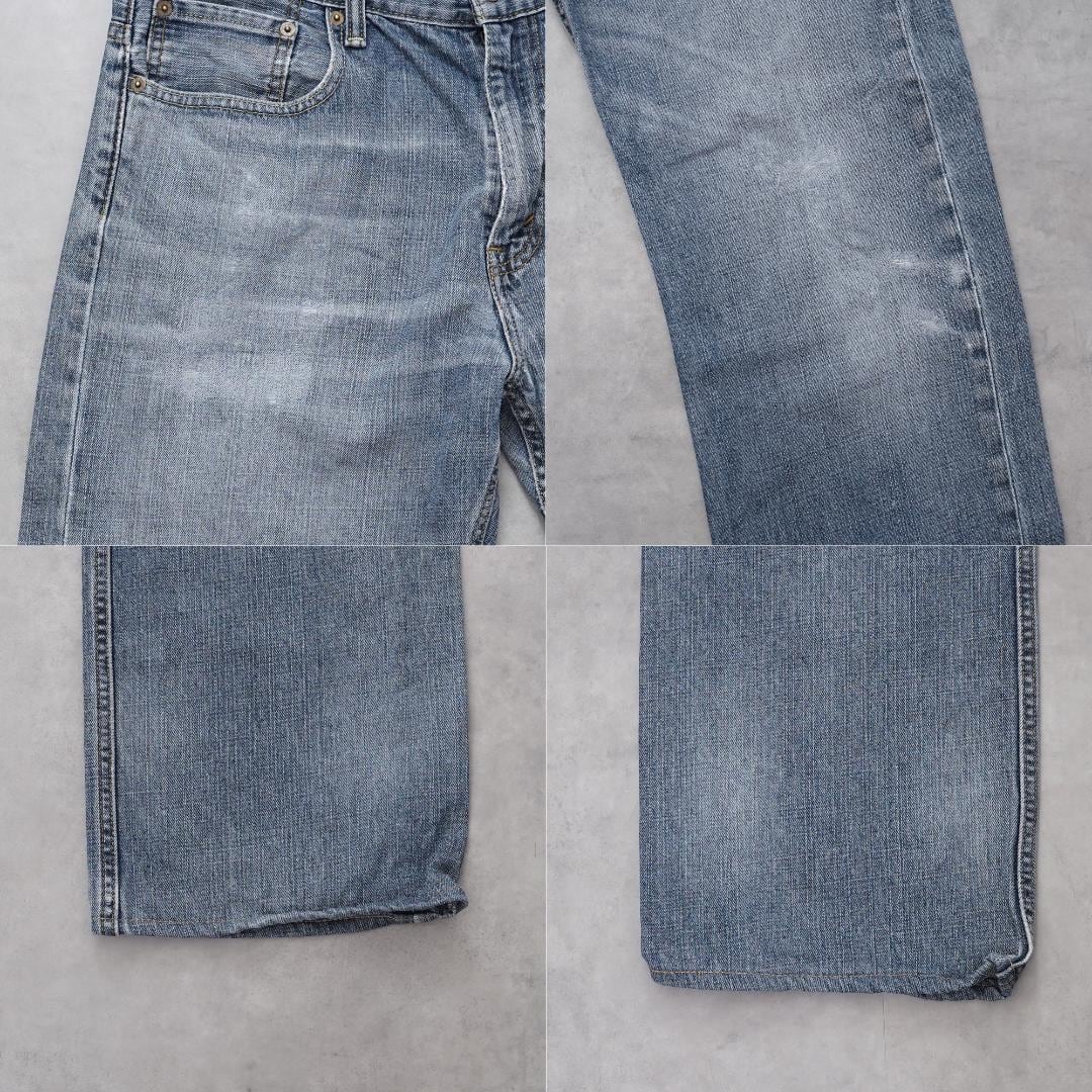 リーバイス569 Levis W34 ブルーデニム ボトム ヒゲ 青 13482 リーバイス569 Levis W34 ブルーデニム ボトム ヒゲ 青 13482