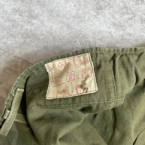 50s オランダ軍 実物 ダブルフェイスパンツ MAAT 86x80 詳細写真2