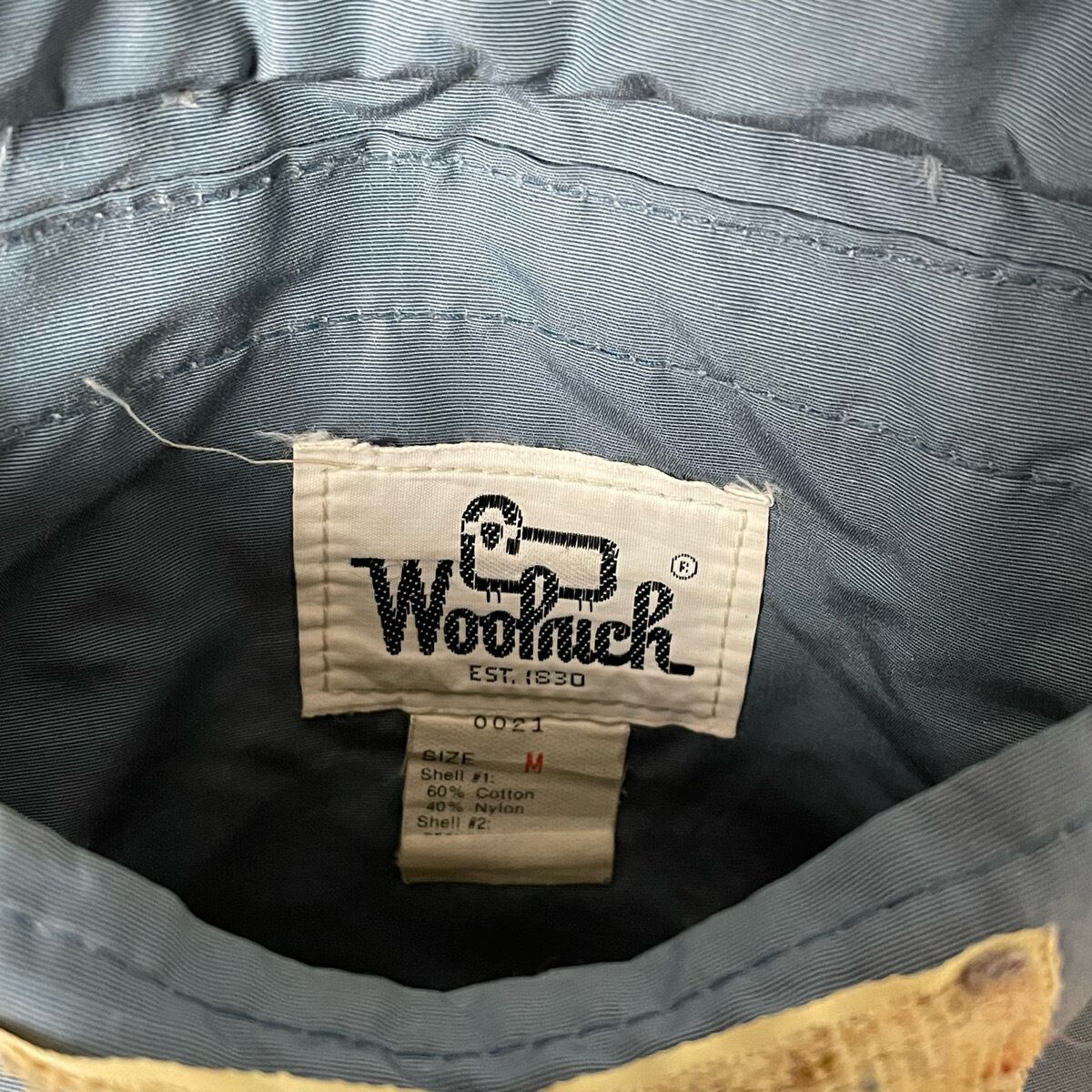 【USED】80's WOOLRICH リバーシブルブルゾンジャケット ベージュ