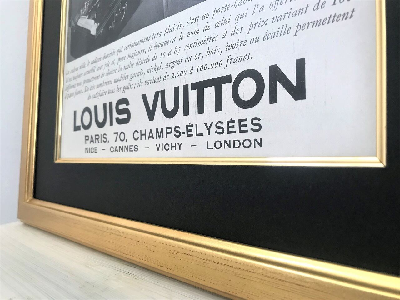 1931 LOUIS VUITTON Travel Trunk French advertisement | AFTER DARK
