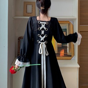 back ribbon frill OP　A0077