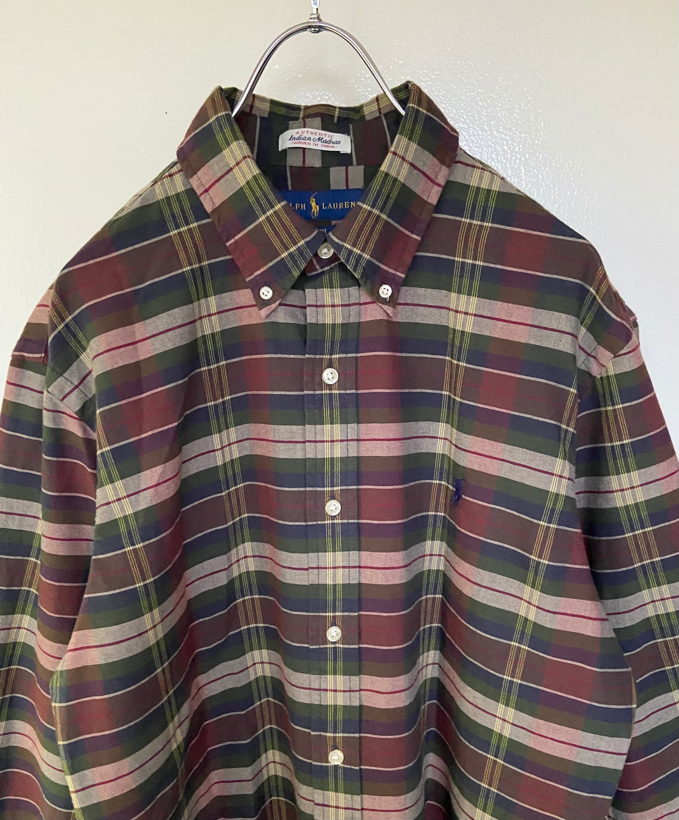 美品 POLO Ralph Lauren/ポロラルフローレン 長袖シャツ タータン