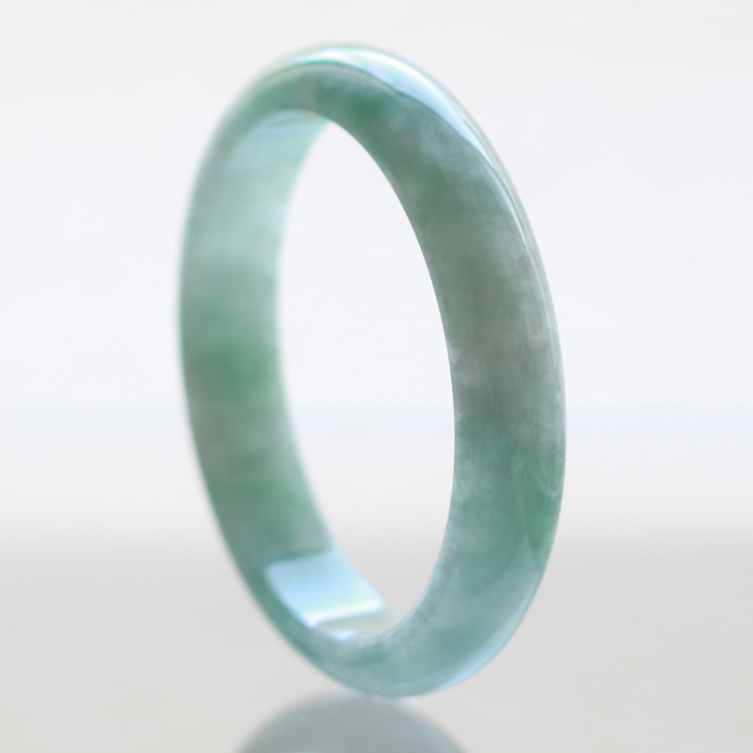内径約60.5mm】mint A貨翡翠バングル jd_bg1115 | 【MeiNu 内径約60.5mm】mint A貨翡翠バングル jd_bg1115 | 【MeiNu
