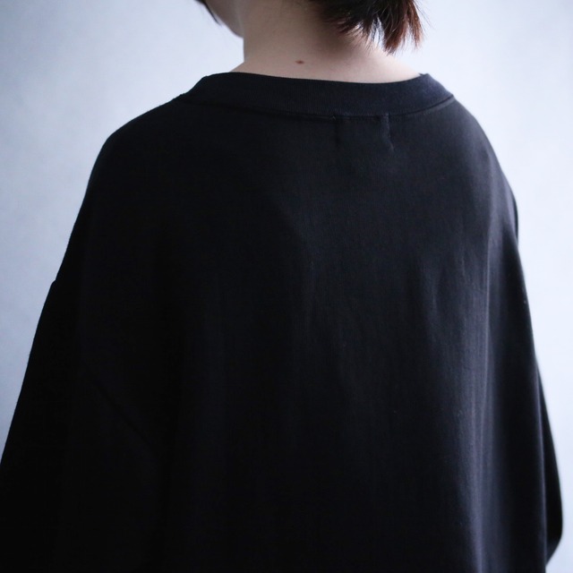 bird house and flower good coloring printed over size box silhouette sweat