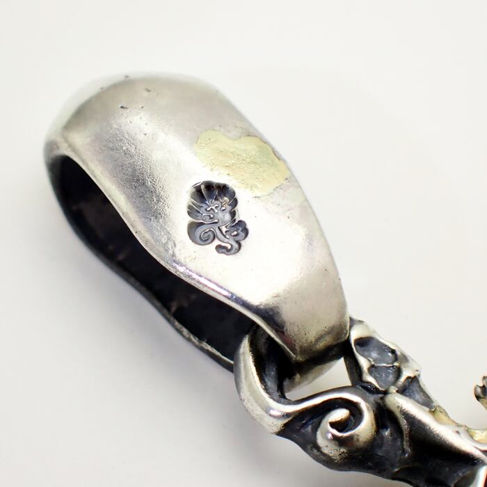 一点もの 限定 『オメガクラウンスカルペンダントハーフダメージ