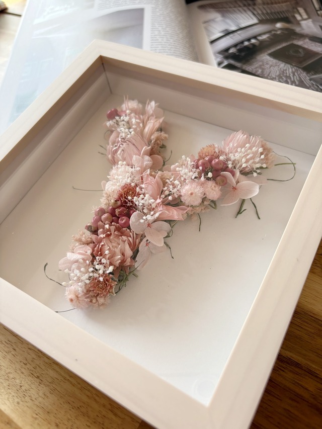 【選べるカラー】Sサイズアルファベットフレーム