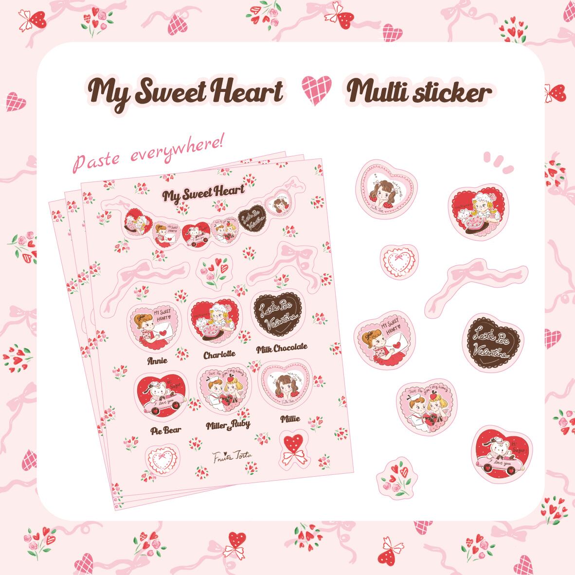 My Sweet Heart  multi sticker マルチステッカー