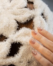 Canapa Touch Fancy Crochet Bonnet Knit