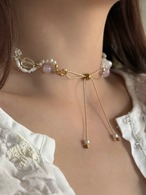 rosé ribbon choker ロゼリボンチョーカー