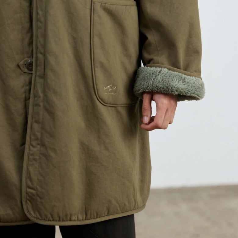 Broken Twill Reversible Coat AM-2554007 ARMY TWILL アーミーツイル