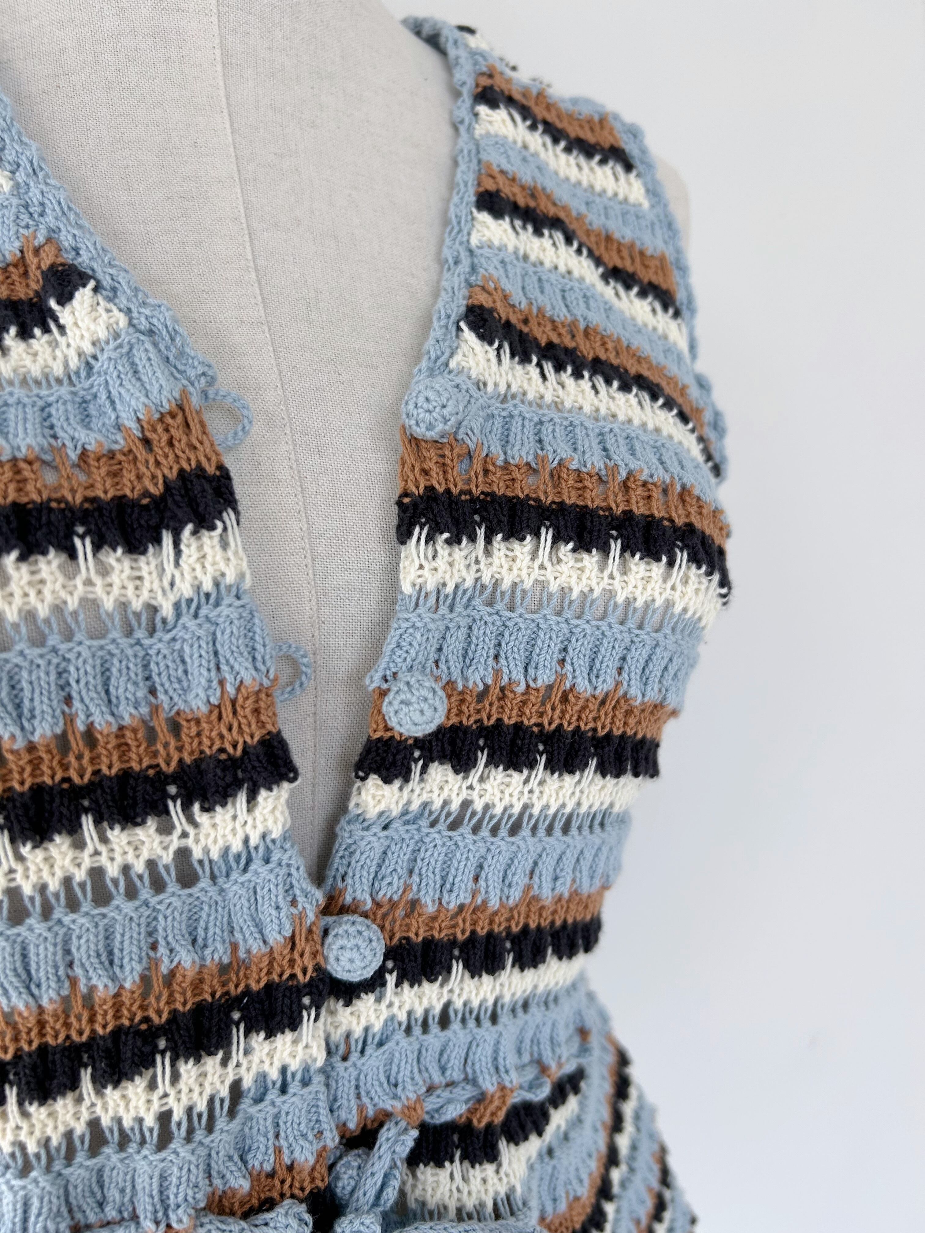 COEL マルチボーダーニットベスト | KOKO