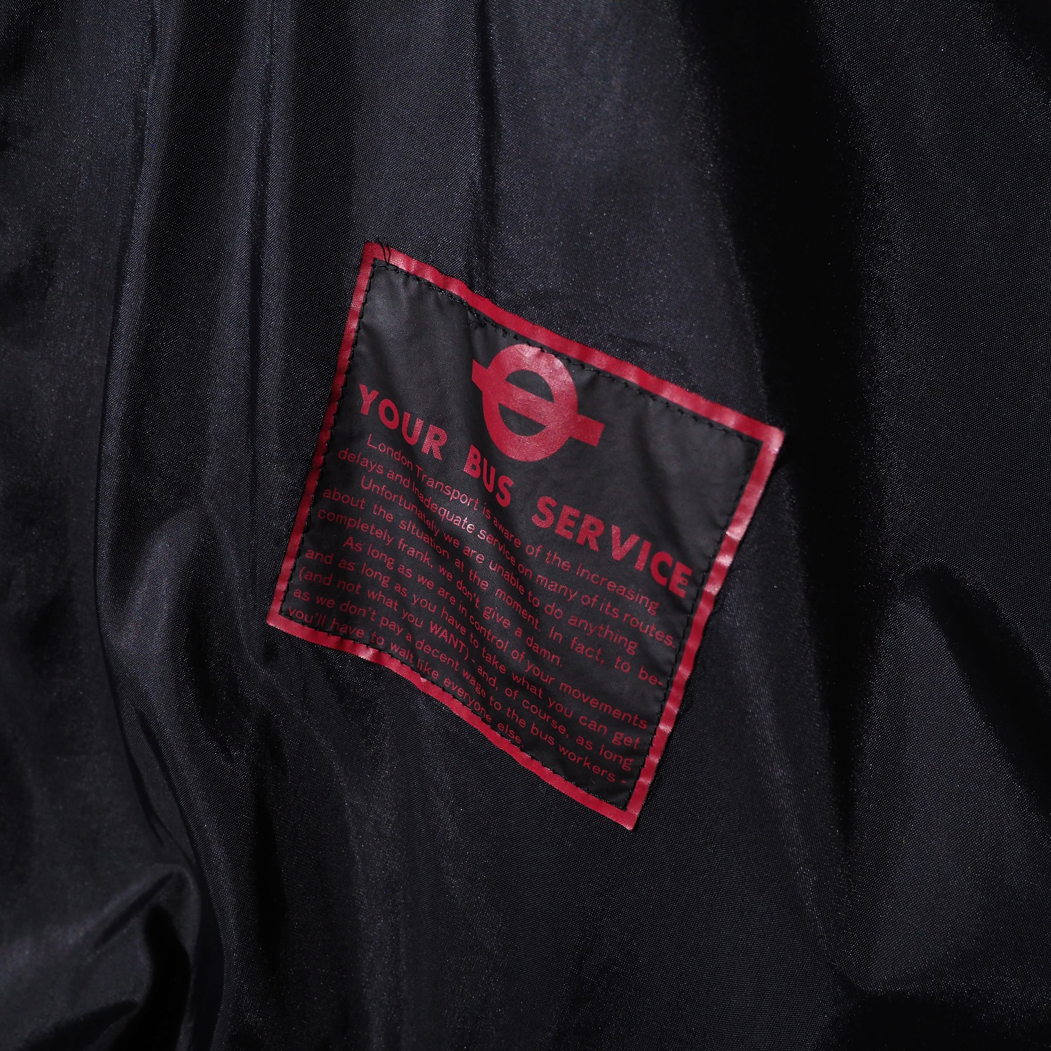 1980s " MICHIKO LONDON " Big logo printed vintage Short length jacket
