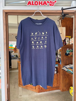 ANTIHERO. DAMN PIGEONS TEE. Navy