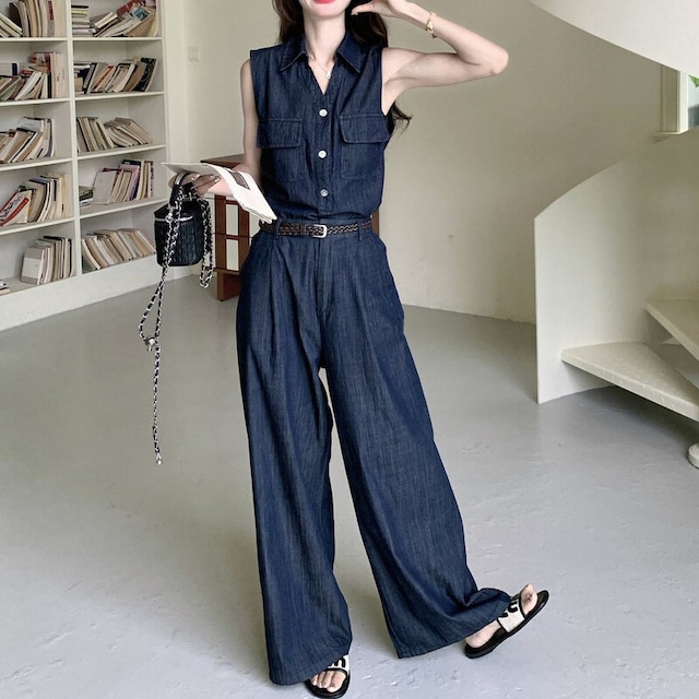 SET◆Denim wide setup　M2583