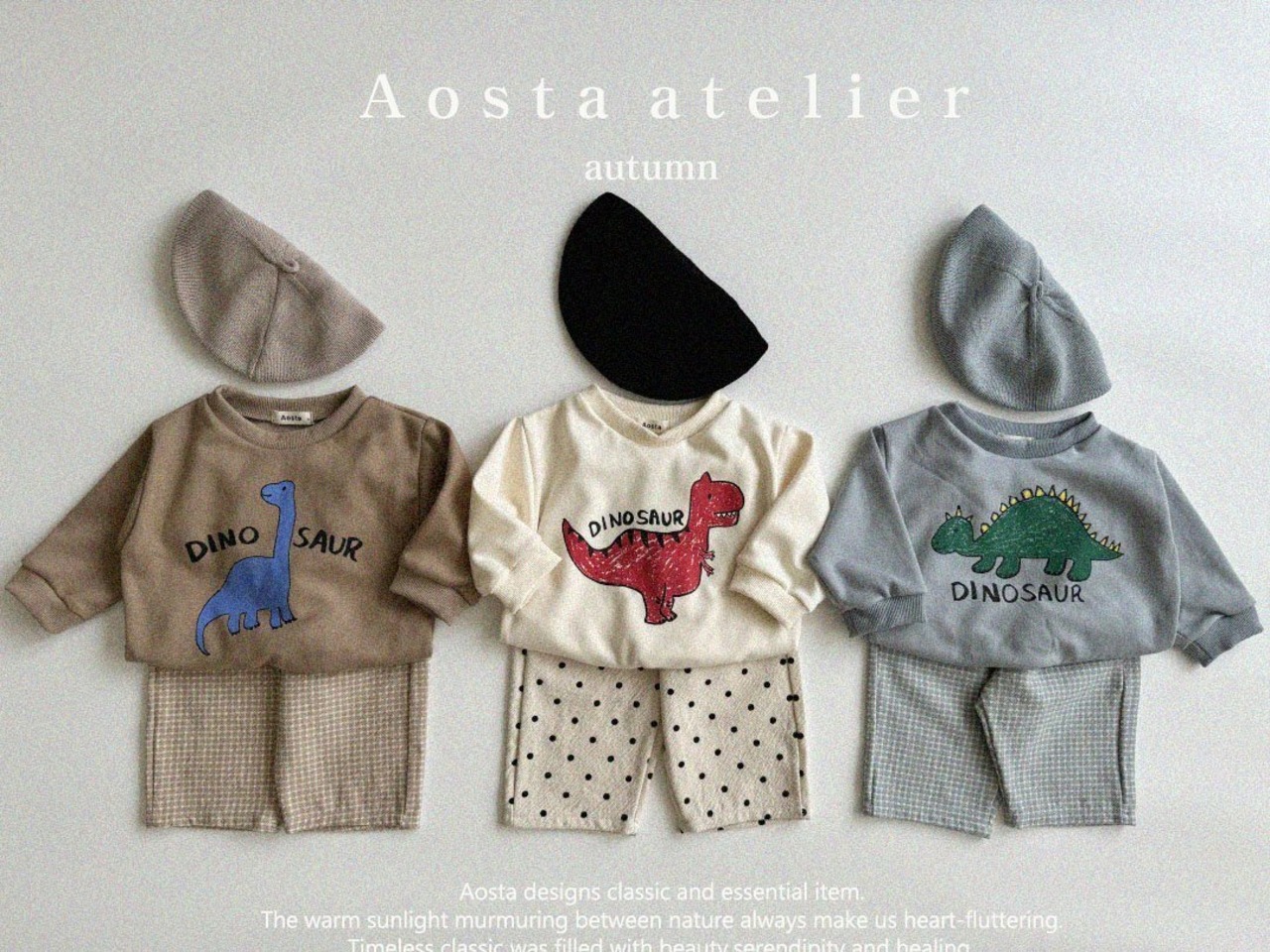 【Aosta】オータムチノパンツ 70~110cm  ブルーチェック 240811 - 4