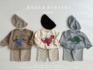 【Aosta】オータムチノパンツ 70~110cm  ブルーチェック 240811