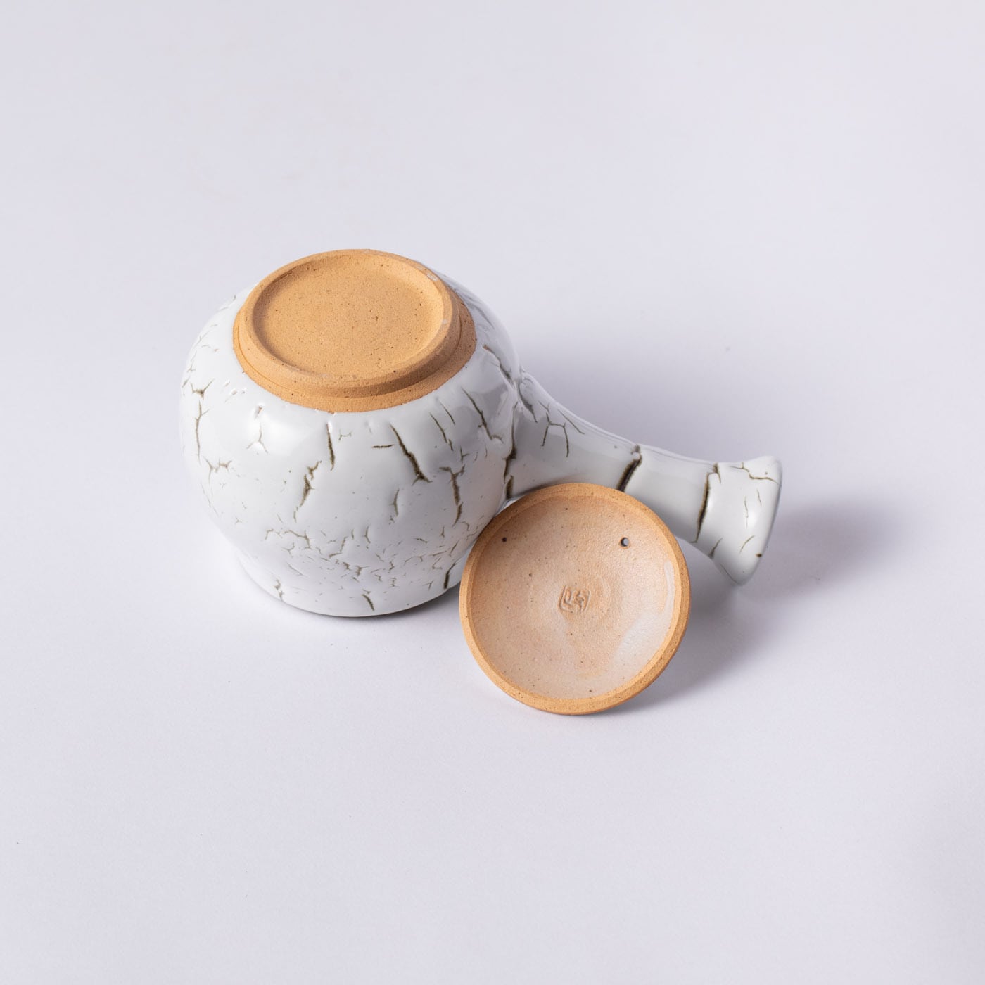 急須 白 (9cm） | 龍爪梅花皮の器