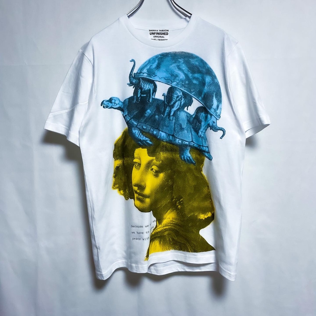 UNFINISHED world peaceTシャツWhite