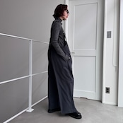 バックデザインタックサロペットPT/チャコール