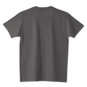 『そーれっ!ぱふぱふ ぱふぱふ』白ロゴ / スタンダードTシャツ(5.6オンス)　ダークグレー