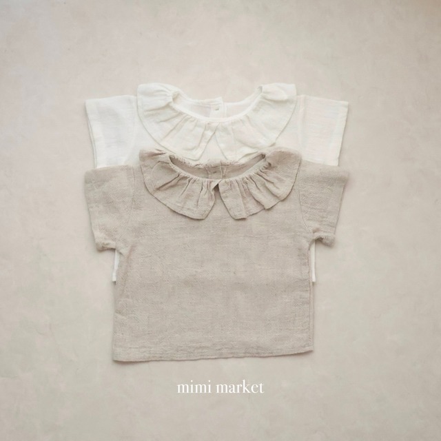 予約：Frill Collar T〔mimi market〕