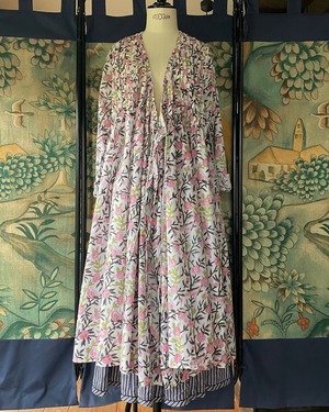 ピンタックカシュクールドレス /  Oiseau et Fleure