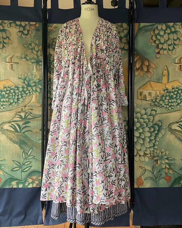 ピンタックカシュクールドレス /  Oiseau et Fleure