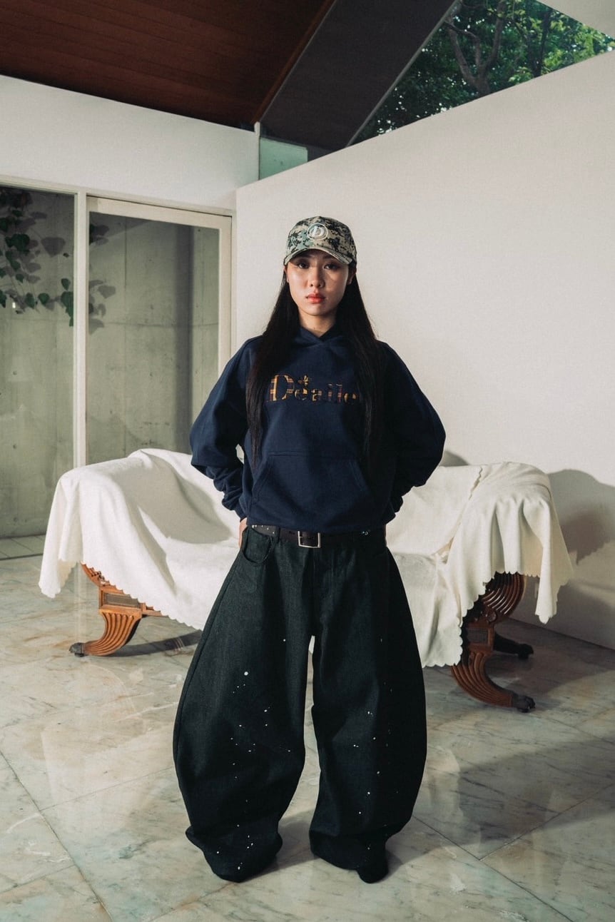 Deaile Logo Check Hoodie | Deaile
