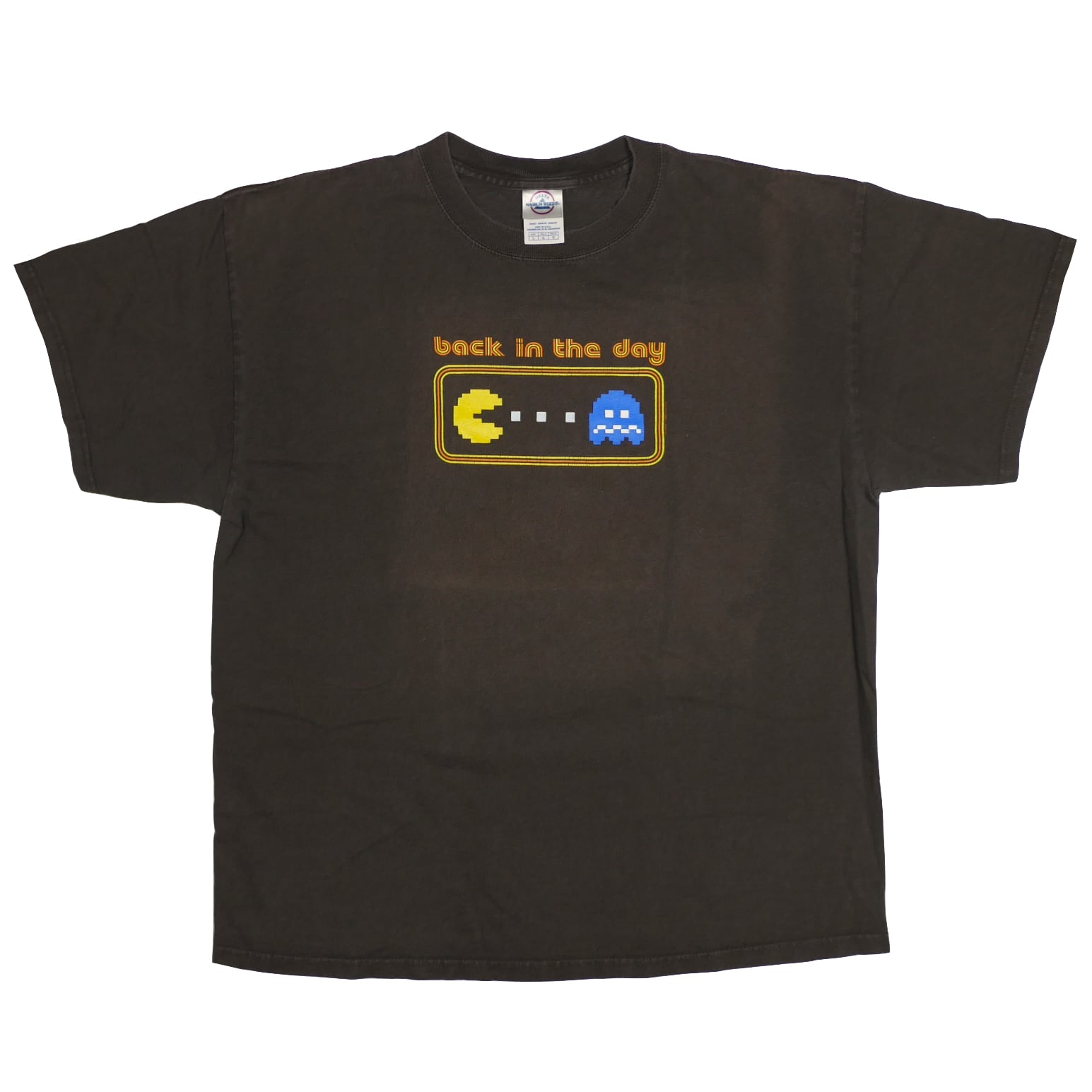 USED【L】Vintage 00s PACMAN パックマン back in the day Tee / DELTA ©2005