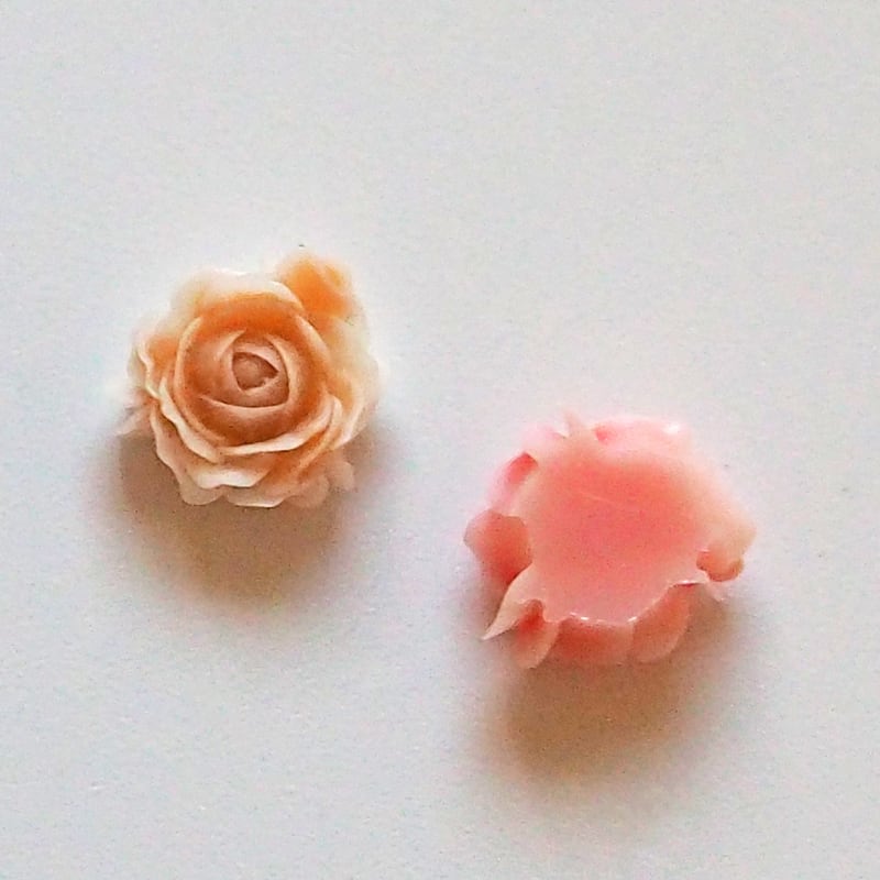 20個 まとめ売り】バラ 薔薇 ミニ デコパーツ ミックスカラー ネイル