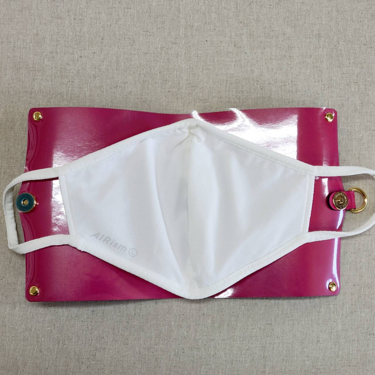 かばん屋さんのマスクケース（大）ダブルフェイス Le Coeur