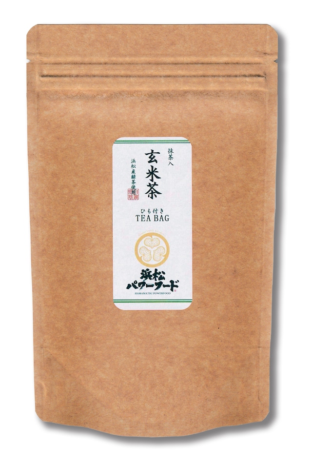 ひも付き 抹茶入り 玄米茶 TEA BAG 2.5g×50コ入 125g