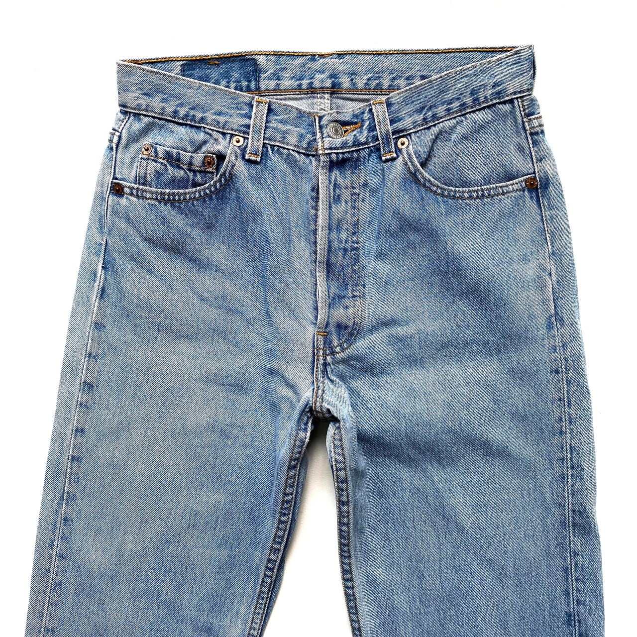 Levi’s リーバイス 90s 501 オールド ユーロ ストレートデニムパンツ w29 ウォッシュブルー ジーンズ レディース 90年代 USA製 Levi's リーバイス 501 ストレート デニムパンツ メンズ