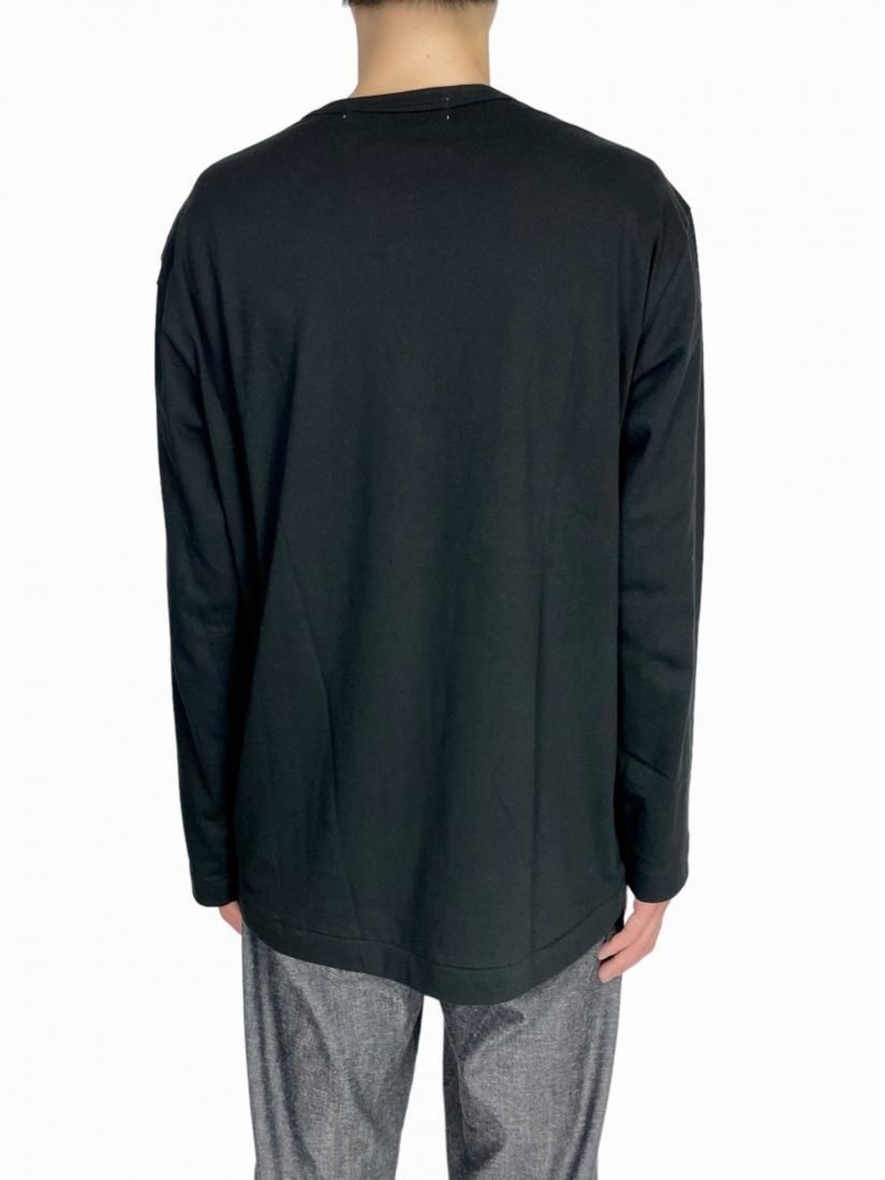 【PLAY COMME des GARCONS】T118 赤エンブレムロングスリーブカットソー