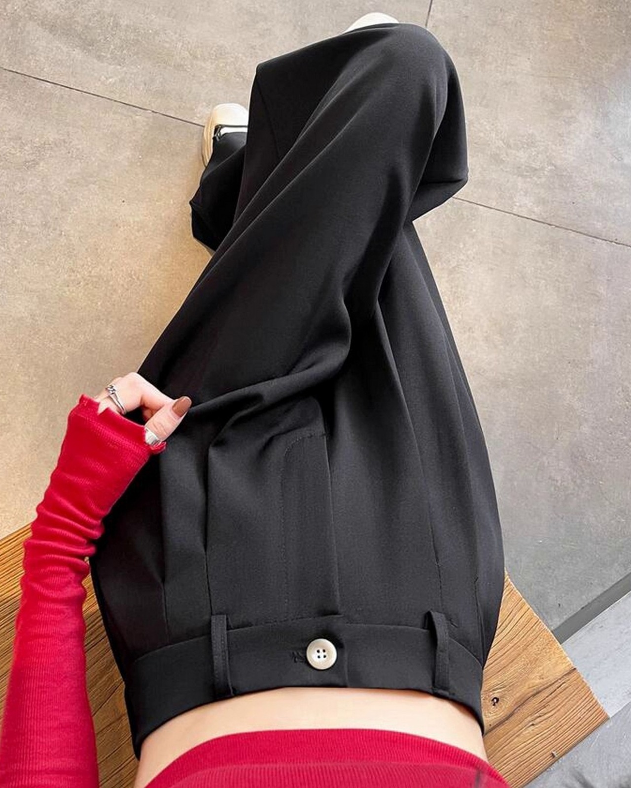 タックワイドレッグパンツ  4color  A0598 - 10