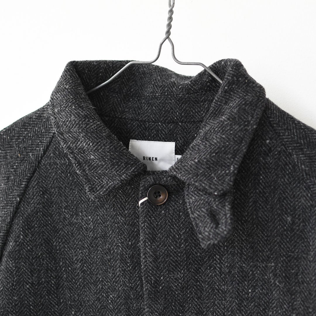 RINEN [リネン] 1/6ツィードヘリンボーン ラグランカバーオール