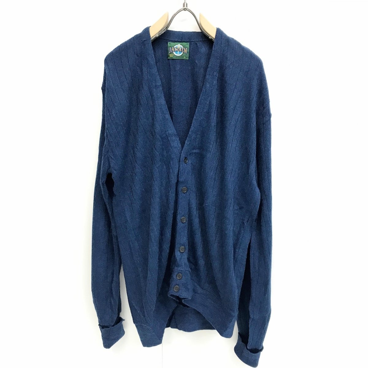 JANTZEN ジャンセン 美品 90年代 USA製 長袖 アクリルカーディガン 