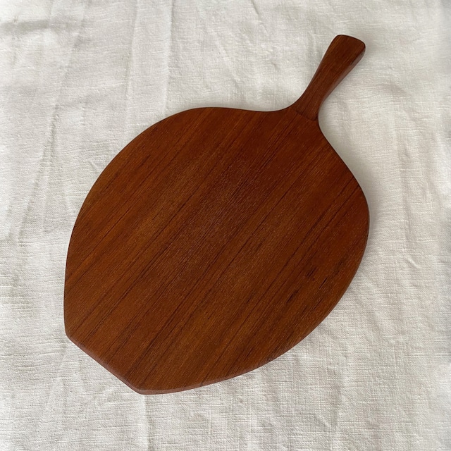 Teak tray with handle / SF070