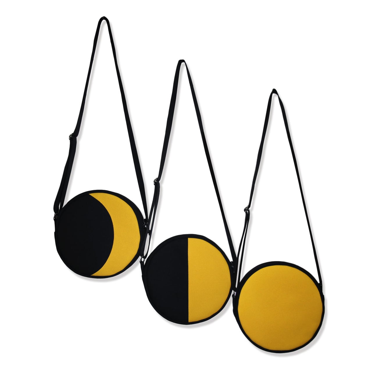 ムーンポシェット 三日月 ネイビー | JUTSUBI Design Store