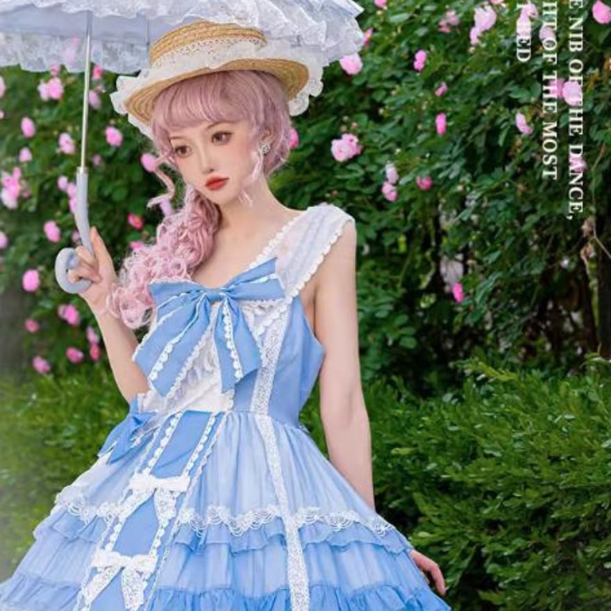 ゴスロリ ロリータ JSK withU ジャンパースカート ゴスロリ通販 With U ソフトロリータ JSK ジャンパースカート