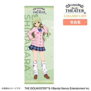 アイドルマスター ミリオンライブ！STARDOM ROAD THEATER COLLABO CAFE in ORBカフェ & Clove Lounge　タペストリー全８種（島原　エレナ）
