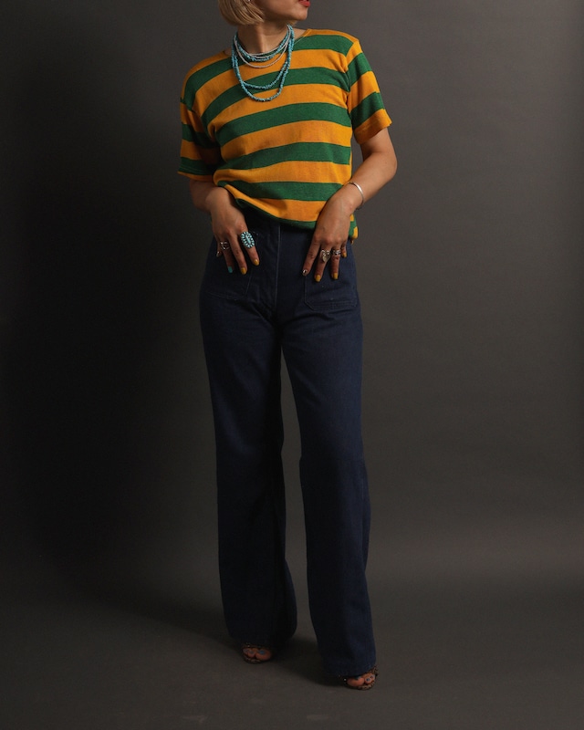 1960's Striped / Athletic T-shirt