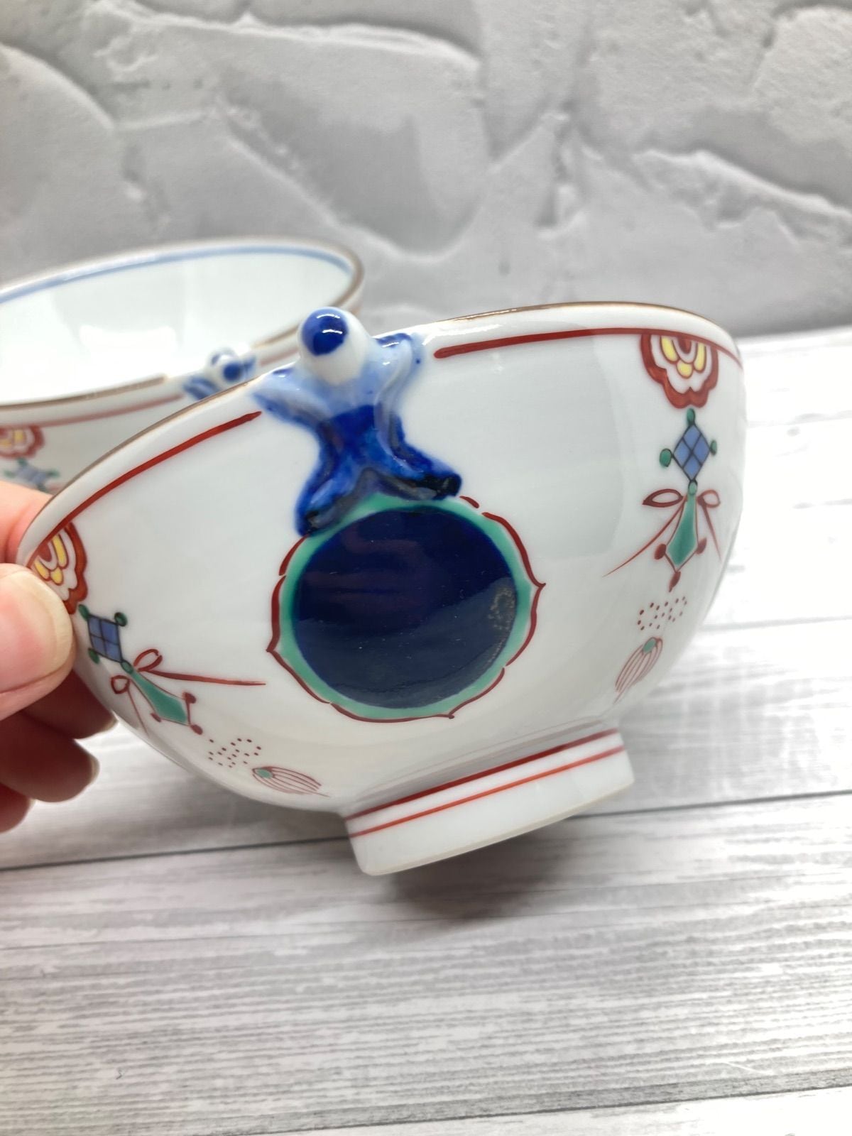 食器】京焼・清水焼 丸紋洛陽一閑人 組飯碗 | 若林陶器