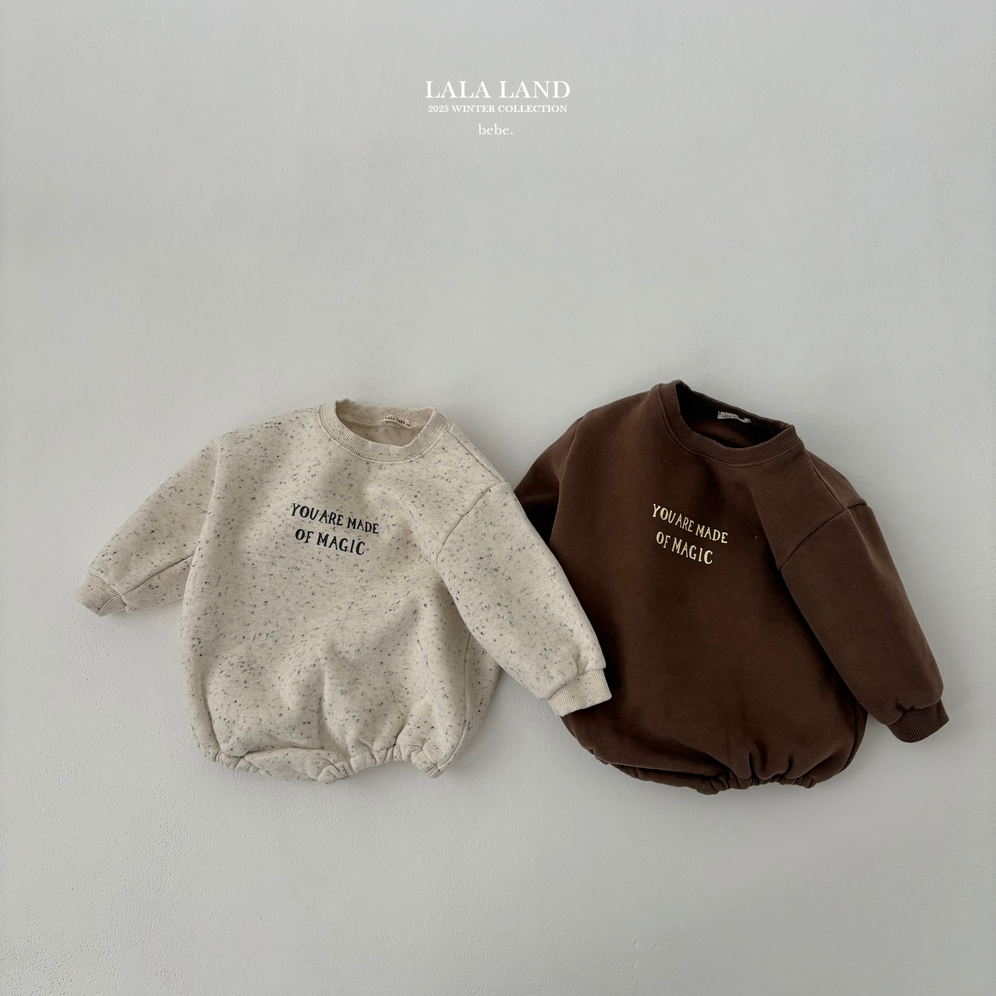 bebe magic brushed suit【lalaland】※12月下旬発送予定