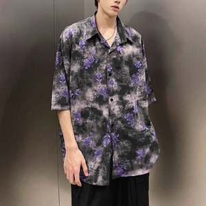 ヴィンテージフラワーパターンルーズシャツ（ruf_02987）