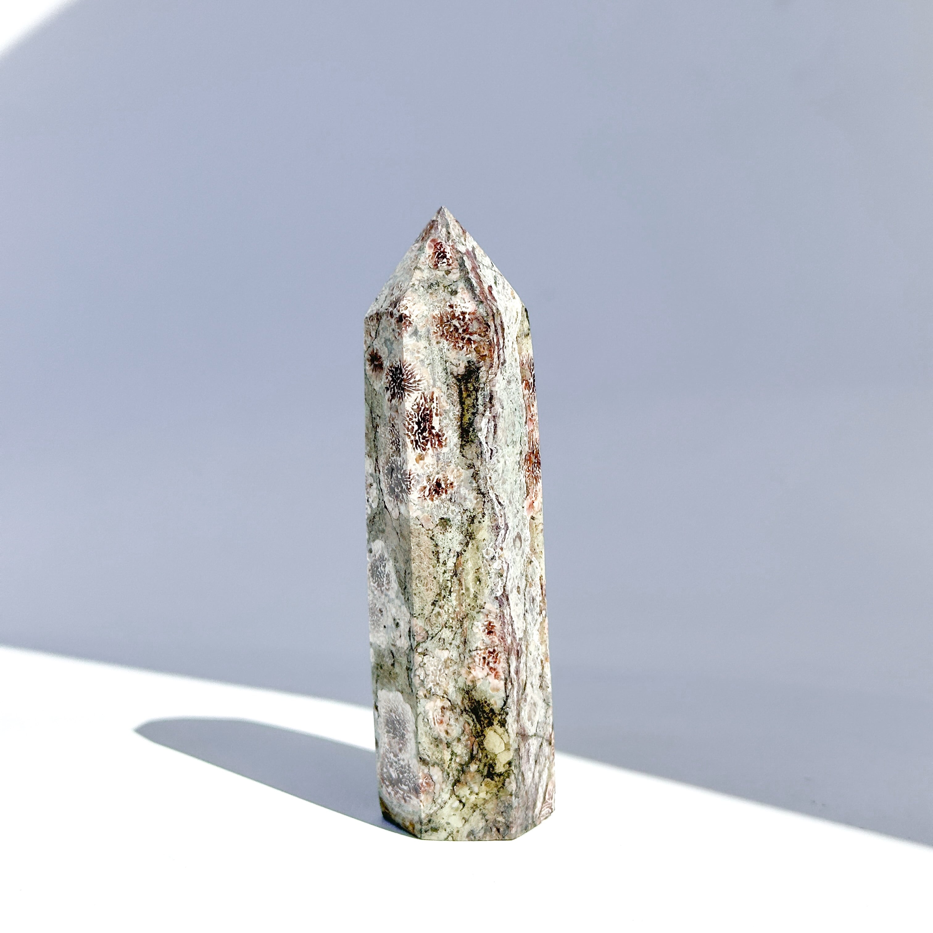 グリーンフラワージャスパー タワー62◇ Green Flower Jasper ◇天然石