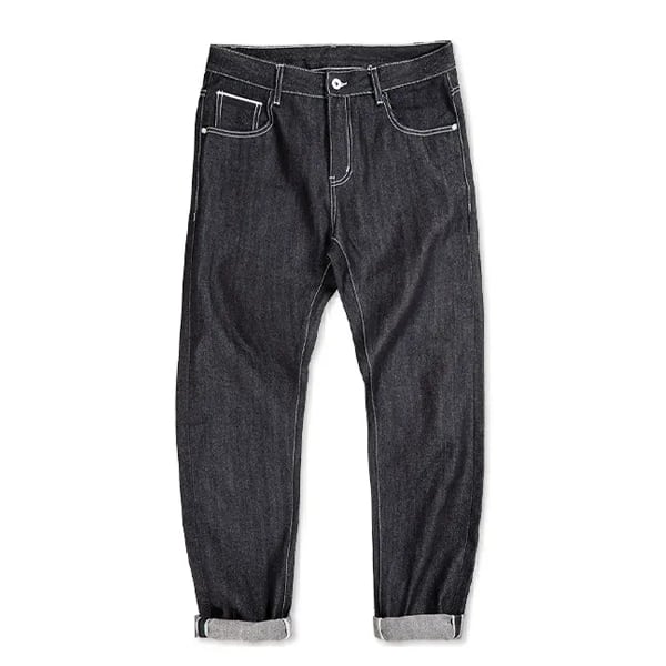 Side pocket design denim pants P778