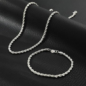 シルバーネックレス＆ブレスレットset