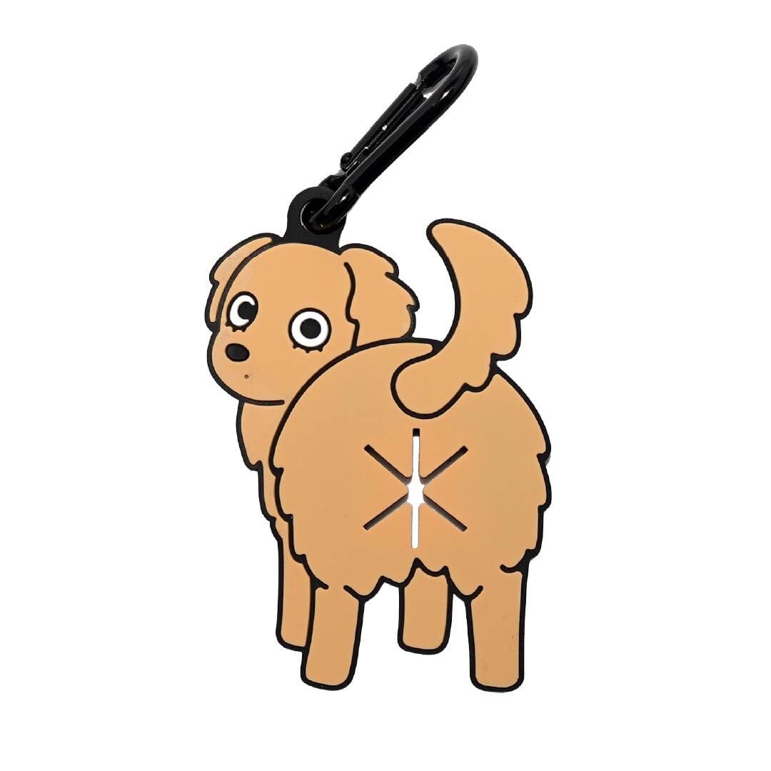 ゴールデンレトリバー】Poopホルダー_お散歩マナー袋ホルダー