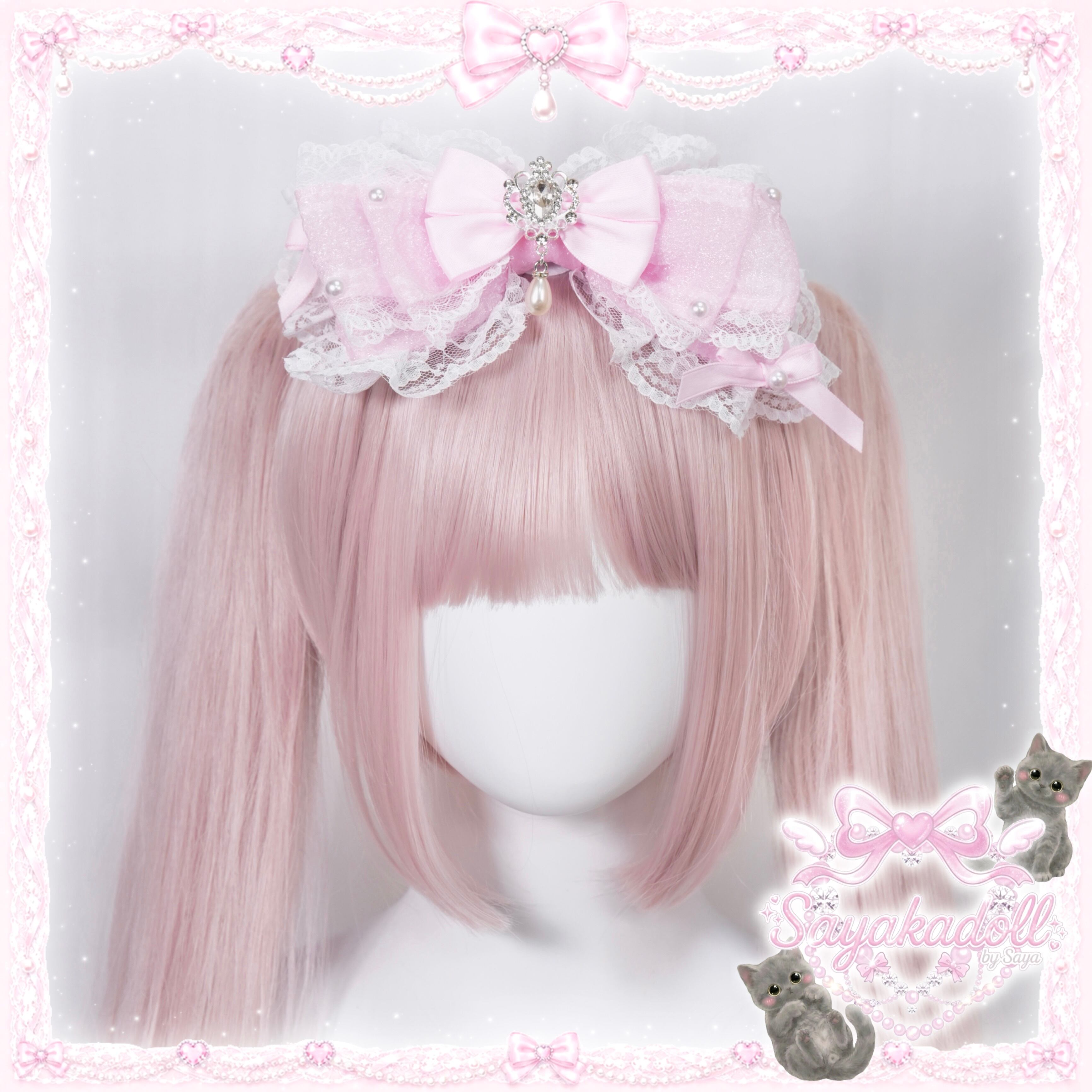 地雷系リボン髪飾りヘアクリップ | PAY ID